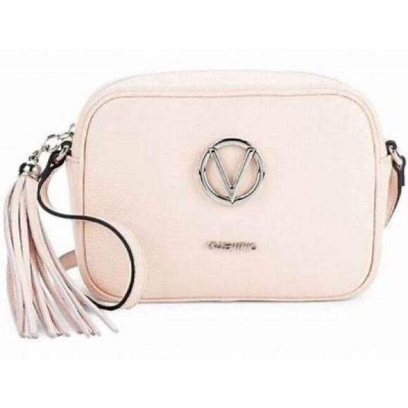 VALENTINO BY MARIO VALENTINO MIA Blush Pink SIGNATURE LEATHER CROSSBODY Bag